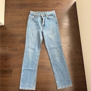 Levi's Women's Straight-Leg Jeans — Light Blue Denim